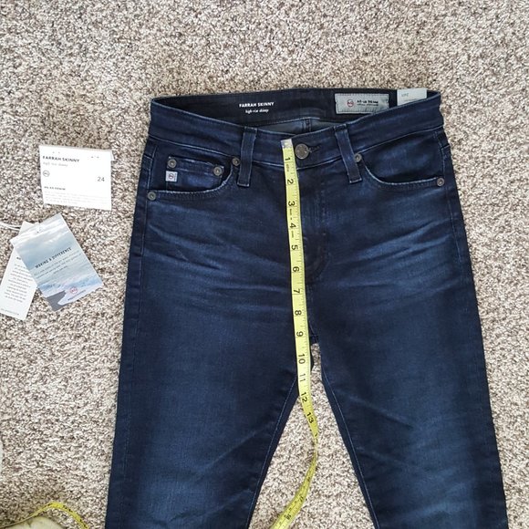 NEW AG Farrah High-Rise Skinny in 4 Years Encore Size 24 Inseam 30 - Picture 9 of 14